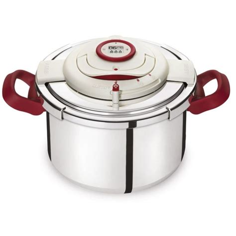 Tefal Precision Pressure Cooker Stainless Steel Clipso 10L Silver