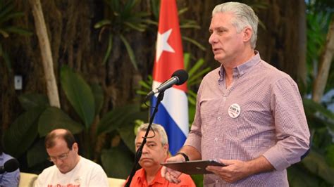 D Az Canel Pide A Los Cubanos No Dejar Pasar El Primero De Mayo Sin