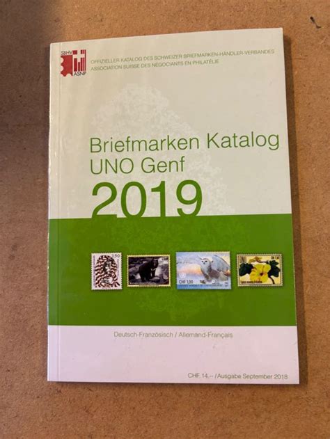 Briefmarken Katalog UNO Genf 2019 Kaufen Auf Ricardo