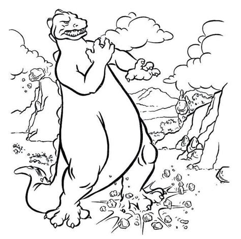 660 Godzilla Cartoon Coloring Pages Best Free - Coloring Pages Printable