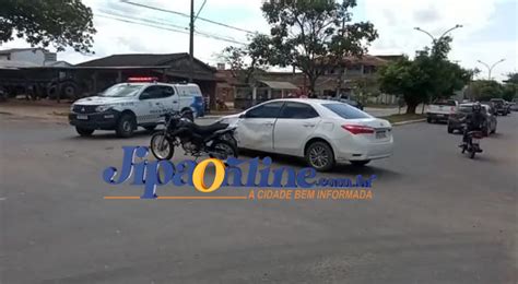 Motorista Invade Via Preferencial e Causa Acidente em Ji Paraná