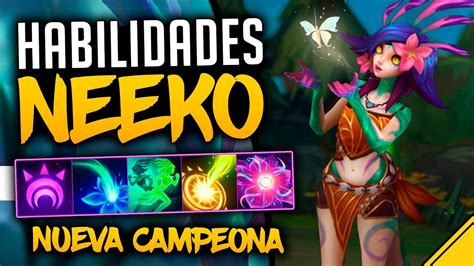 Habilidades Neeko Nueva Campeona Noticias Lol Youtube