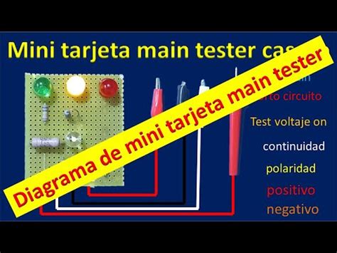 Diagrama Electrico De Probador Casero Activador De Fuentes Probador