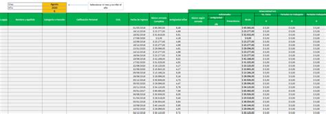 Plantilla De Excel Para Liquidaci N De Sueldo Descargar Gratis