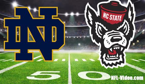 Notre Dame Vs Nc State Football Week 2 2023 Full Game Replay Ncaa