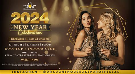 New Year Party | 2024 | New Year's Eve 2024 at Draught House Bar ...