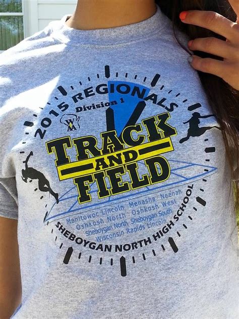 Track and Field Regional Meet T-Shirt | Shirt designs, Event shirts ...