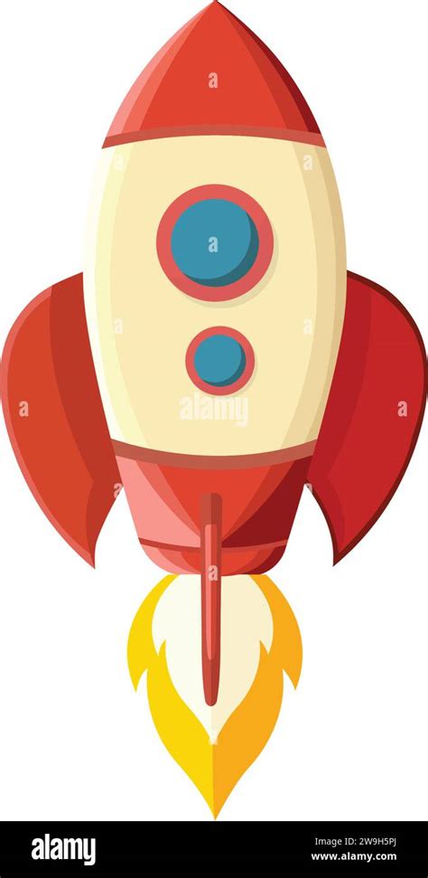 Flying Rocket Clipart Vector Stock Vector Image And Art Alamy