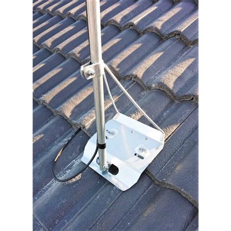 Tile Roof TV Antenna Mount, 1.2M Pole, 20m cable, twist F connectors