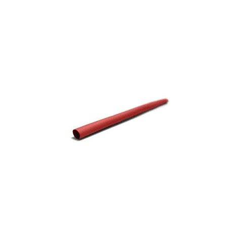 Gaine thermorétractable rouge Diam 3 2 1 6