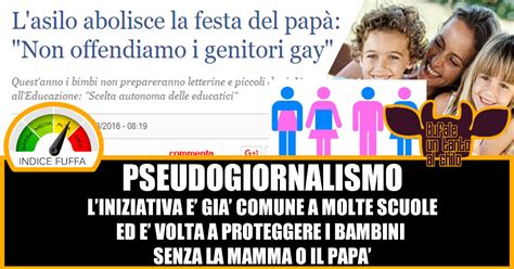 La Festa Del Pap Abolita Per Non Offendere I Gay Butac Bufale Un