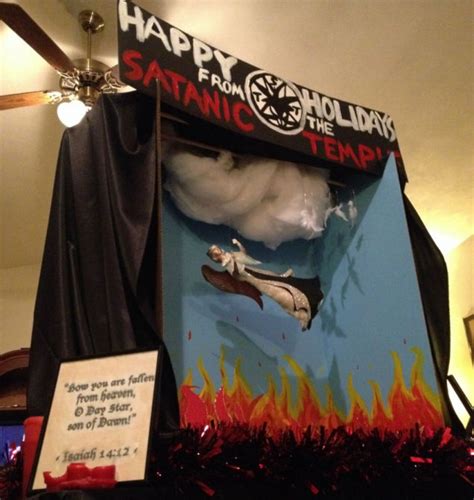 Public groups react to the display of the Satanic Temple tenets