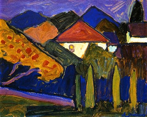 Murnau In High Summer Painting Alexei Jawlensky Oil Paintings