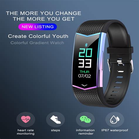 Buy LV08 New Design Color Screen Wristband Heart Rate And Blood