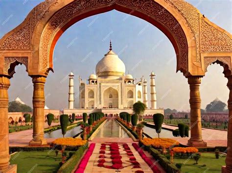 Premium Ai Image Taj Mahotsav India