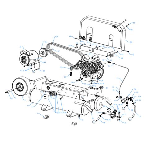 G3A 15P CRC SW4 Jenny Air Compressor Wheeled Portable JennyParts