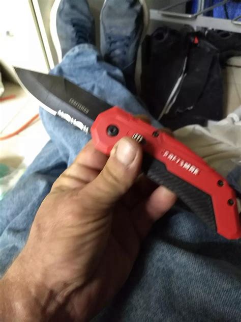 Craftsman Spring Assisted Pocket Knife With Safety Switch And Pocket Clip For Sale In Fort Worth