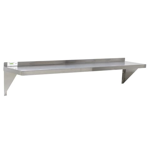 Regency Gauge Stainless Steel X Heavy Duty Solid Wall Shelf