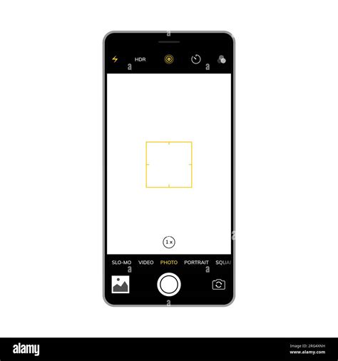 Camera screen phone mobile interface app. Smartphone photo viewfinder ...