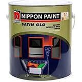 Nippon Satin Glo Plus Luxury Interior Wall Paint White Ltr Amazon