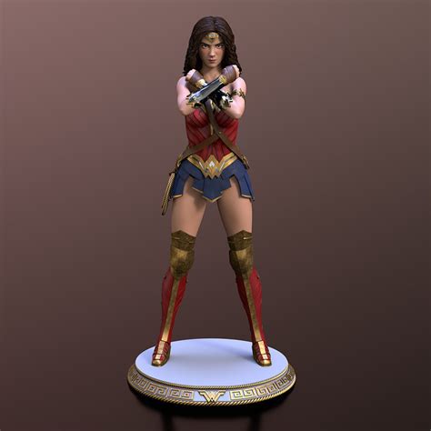 Wonder Woman STL 3D nyomtatási modell