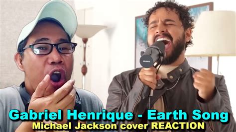 Gabriel Henrique Earth Song Michael Jackson Cover Reaction Youtube