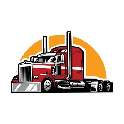 Semi Truck Vector Art, Icons, and Graphics for Free Download