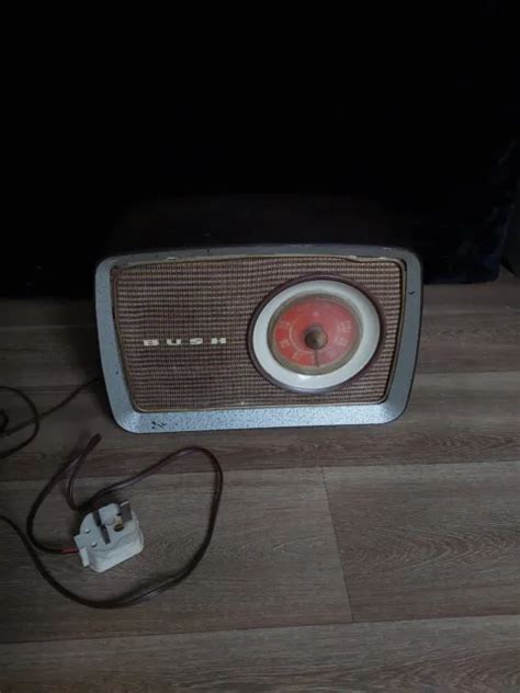 Vintage Bush Vhf A Bakelite Valve Radio Working Picclick Uk