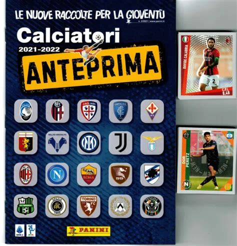 CALCIATORI PANINI 2022 23 2023 ANTEPRIMA Album Set Di Tutte Le 216