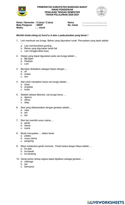 Sbdp Interactive Worksheet For 2 Live Worksheets