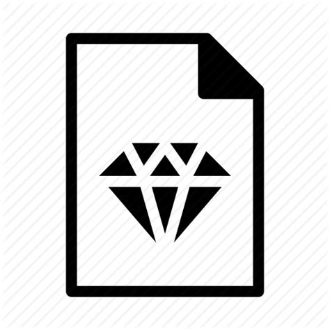 Diamond Text Icon #306605 - Free Icons Library