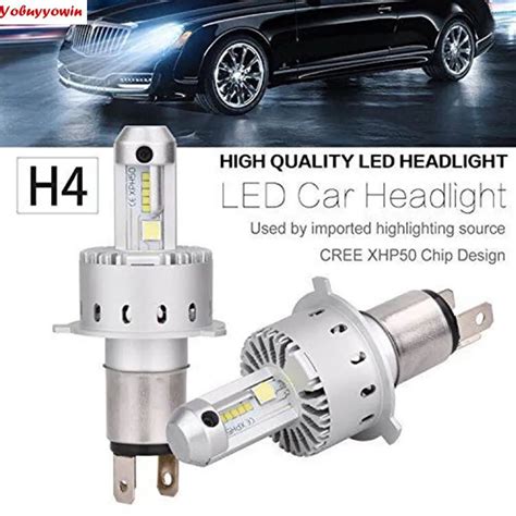 7S Sery CREE XHP 70 Beads Chip LED Car H4 Headlights Bulbs H7