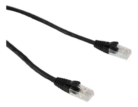 Cabo De Rede Patch Cord Cat 5e 2m Montado Preto MercadoLivre