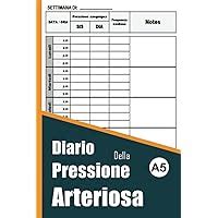 Diario Della Pressione Arteriosa Libretto Per Registrare