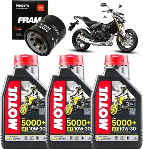 Kit Leo Motul W Filtro Fram Hornet Cb Cb