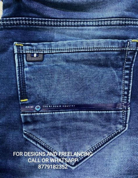 Denim Jeans Back Pocket