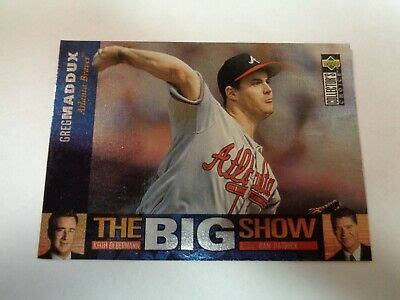 Upper Deck Collector S Choice The Big Show Greg Maddux Card