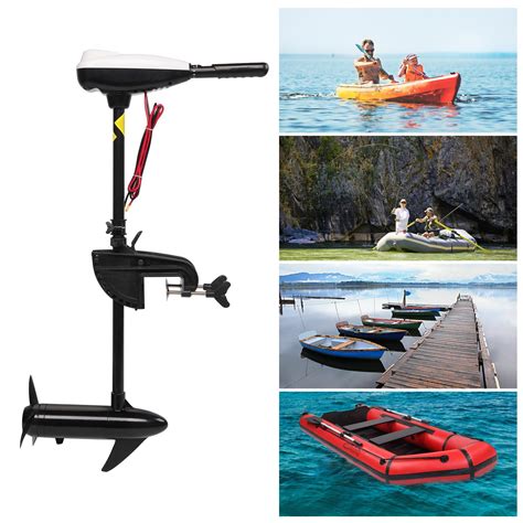 OverPatio 86 lb Thrust Electric Outboard Trolling Motor Boat Engine ...