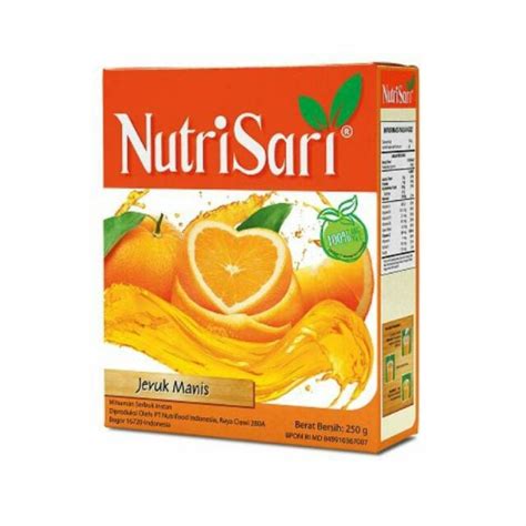 Jual Nutrisari Jeruk Manis Peras Refill 500gr Indonesia Shopee Indonesia