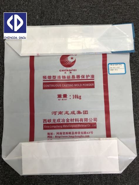 Kg Kg Waterproof Pp Woven Package Valve Bag For Urea Cement Putty