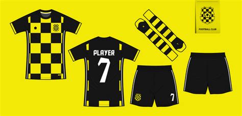 Yellow Black Soccer Jersey Vector Images (over 630)