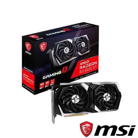 Msi微星 Radeon Rx6600 Xt Gaming X 8g 顯示卡 Rx系列 Yahoo奇摩購物中心