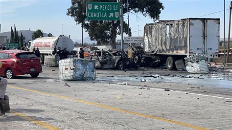 Reportan A 17 Víctimas Del Accidente En La México Puebla Hay Niños Y