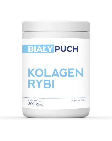 Biały Puch Kolagen Rybi w proszku Opakowanie 300g E forma