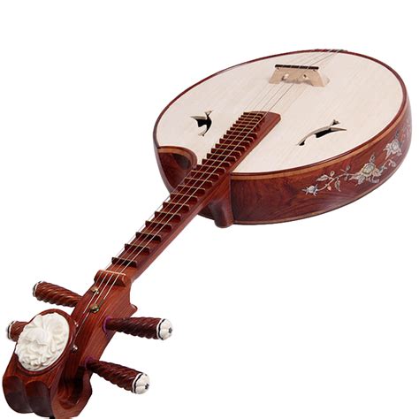 Buy Ruan Instrument Premium Quality Aged Rosy Sandalwood Zhongruan