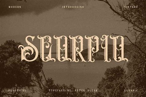 Scorpio Font Dfonts