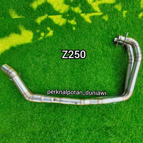 Jual Leheran Header Pipa Full Stainless Silinder Ninja Fi Karbu