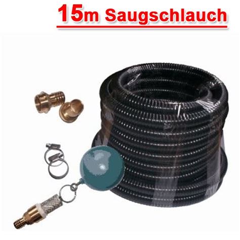 Saugschlauch Set F R Hauswasserwerk Kreiselpumpe Jetpumpe Schwimmende