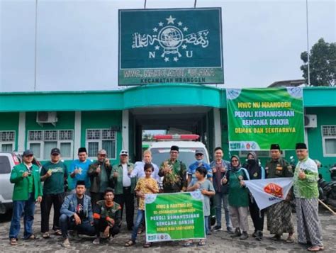 Korban Banjir Di Demak Dapat Saluran Donasi Dari Nu Care Dan Lazisnu