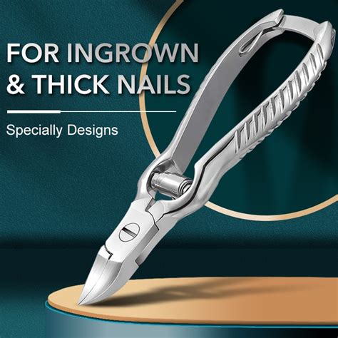 1pc Nail Clippers For Thick Or Ingrown Toenails Super Sharp Long Handle